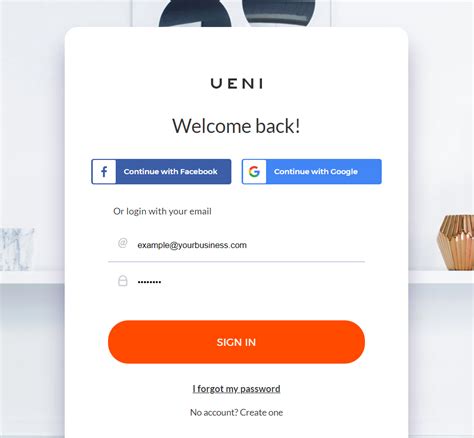 My Account : UENI.